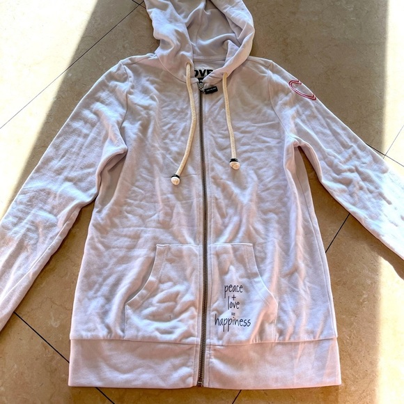 Peace Love World White Jacket” You and Me”-Small - Picture 2 of 8